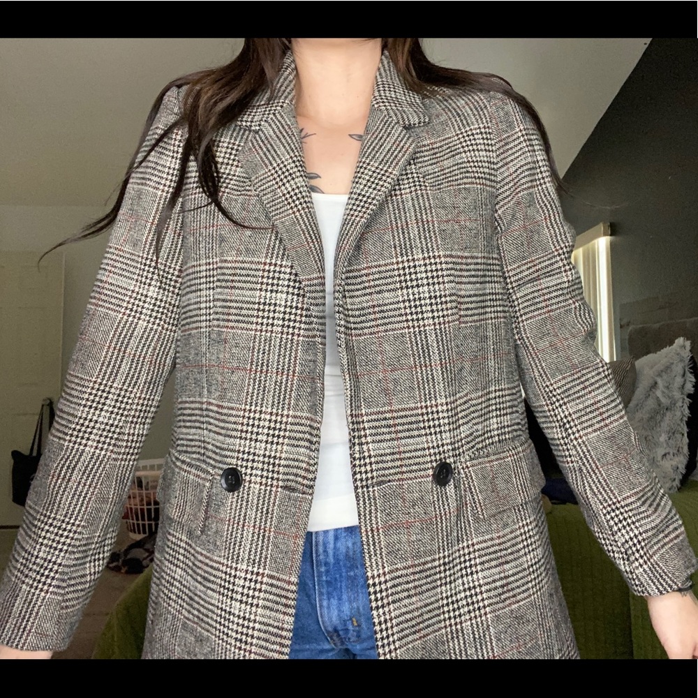 Plaid coat